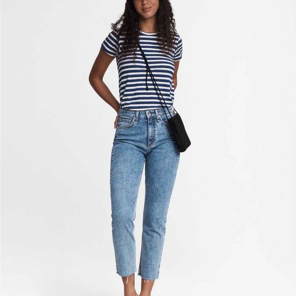 Rag‎ & Bone Nina High Rise Ankle Cropped Jeans Size 26 - Picture 5 of 12